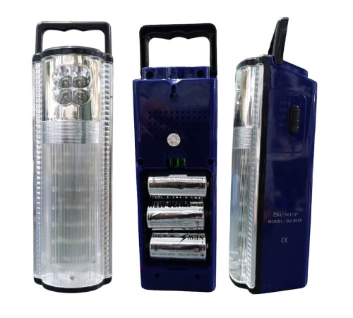 Pilli Büyük Boy Işıldak + 3 Adet Pil