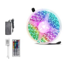 3 Çipli Led Strip WN-1144 5050 Smd Type RGB Kumandalı 5 Metre Şerit Led