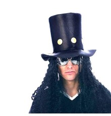 80 li Yıllar Hard Rock Guns N Roses Slash Şapkası Saçlı