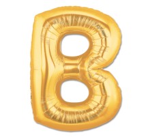 B Harf Folyo Balon Altın Renk 40 inç