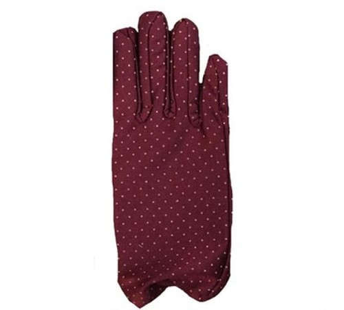 Bordo Renk Puanlı Çocuk Eldiveni