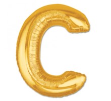 C Harf Folyo Balon Altın Renk 40 inç