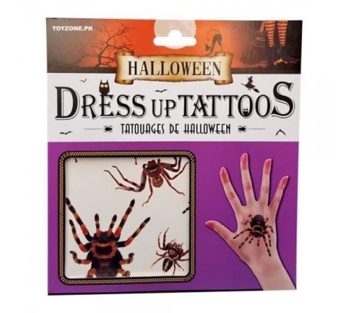 Cadılar Bayramı Halloween Dövme Tattoos 12li Karışık Model