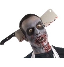 Cadılar Bayramı Kafaya Geçen Kasap Bıçağı Kafa Bandı Şaka Tacı