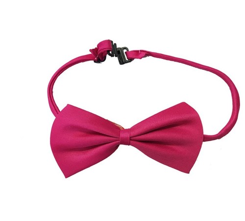 Çocuk Yetişkin Uyumlu Gösteri Papyonu Koyu Pembe Renk