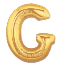 G Harf Folyo Balon Altın Renk 40 inç