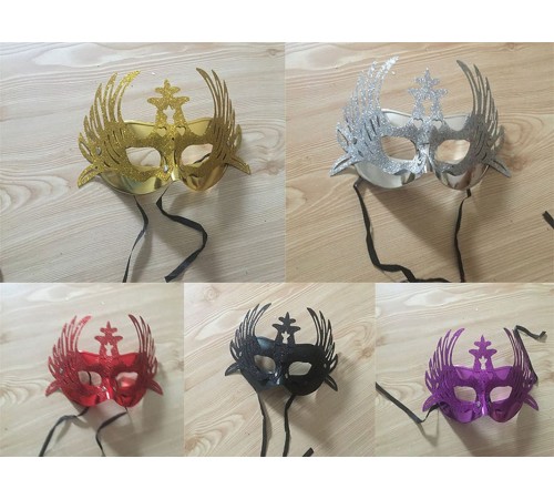 Geyik Parti Maskesi Karışık Renk 12 Adet