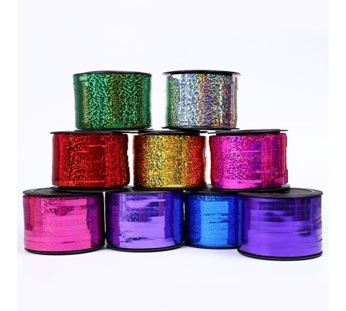 Gold Renk Ekstra Metalik Metalize Rafya İp 90 Metre