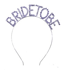 Kristal Taşlı Gümüş Renk Bride To Be Gelin Tacı