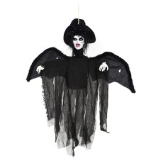 Halloween Cadılar Bayramı Kanat Çırpan Zombi Siyah