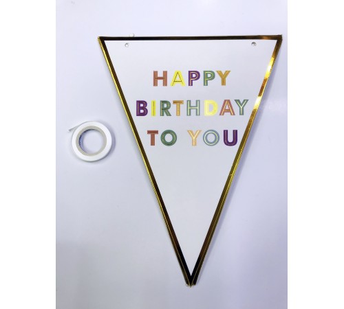 Happy Birthday To You Flama Bayrak Süs