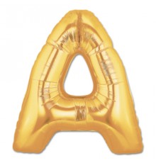 A Harf Folyo Balon Altın Renk 40 inç