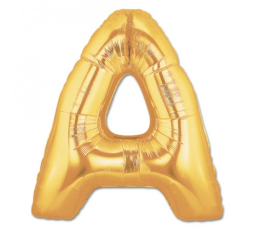 A Harf Folyo Balon Altın Renk 40 inç