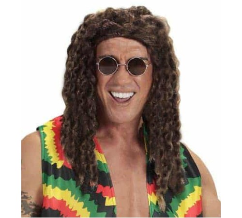 Kahve Renk Joe Dreadlocks Astarlı Kabarık Bob Marley Reggae Rasta Peruk 1 Adet