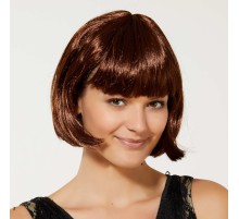 Kahverengi Parti Peruğu Küt Saç