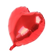 Kalp Balon Folyo Kırmızı 45 cm 18 inç