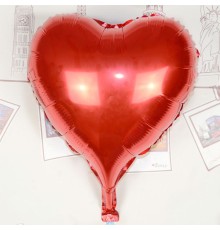 Kalp Uçan Balon Folyo Kırmızı 80 cm 32 inç