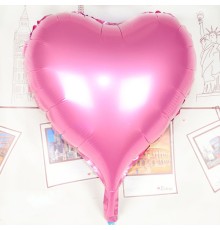 Kalp Uçan Balon Folyo Pembe 80 cm 32 inç