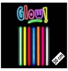 Karanlıkta Parlayan Fosforlu Glow Stick Kalın Çubuk 30 cm 1 Adet
