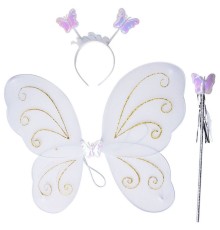 Kanadı Tacı Asası Beyaz Renk