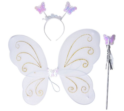 Kanadı Tacı Asası Beyaz Renk