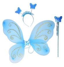 Kanadı Tacı Asası Mavi Renk