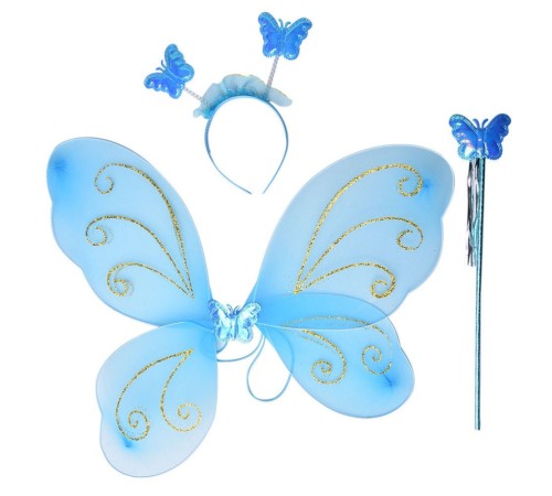 Kanadı Tacı Asası Mavi Renk