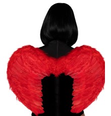 Kırmızı Renkli Orta Boy Çocuk Melek Kanadı 40x60 cm