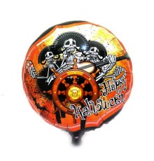 Kuru Kafalı Korsanlar Halloween Şekilli Folyo Balon 45 cm
