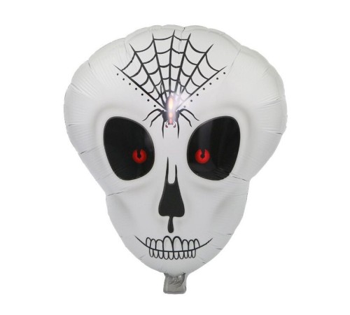 Örümcek Ağ Desenli İskelet Folyo Balon