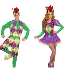 Palyaço Şapkası Soytarı Şapkası Ponponlu Çocuk Boy