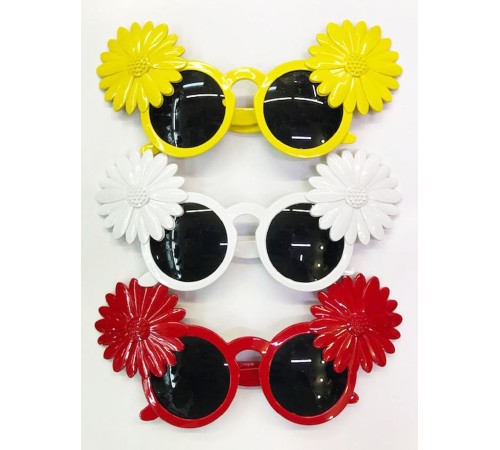 Papatya Parti Gözlüğü 3 Renk 3 Adet