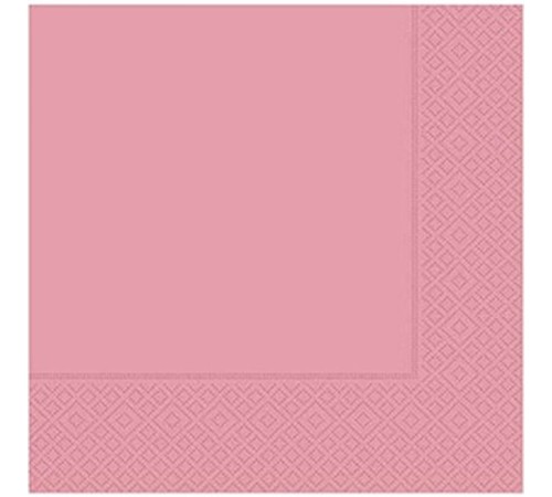 Pembe Renk Çift Katlı Kağıt Peçete 20 Adet