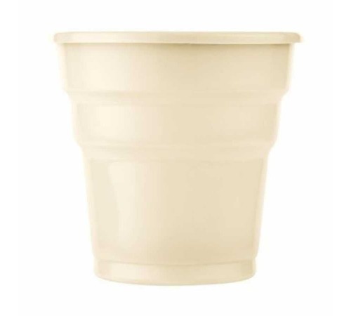 Plastik Meşrubat Bardağı Krem 180cc-7oz 25li