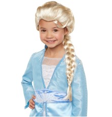 Platin Altın Dore Renk Karlar Ülkesi Elsa Frozen Peruğu Çocuk Boy