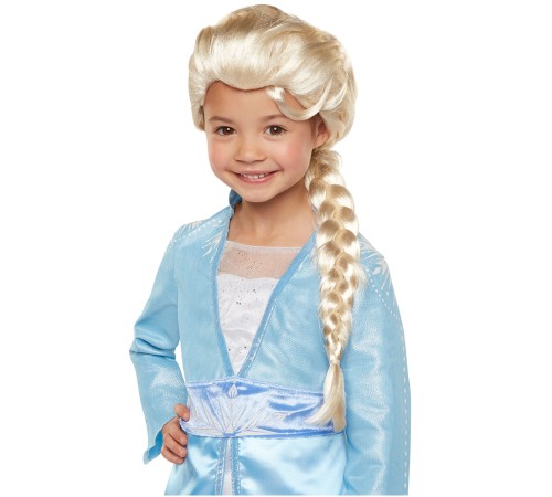 Platin Altın Dore Renk Karlar Ülkesi Elsa Frozen Peruğu Çocuk Boy