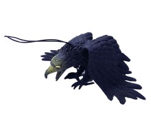 Siyah Renk Yumuşak Plastik Şaka Kartal Yarasa Anahtarlık Şaka Malzemesi