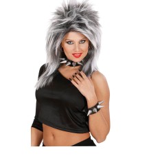 Spike Punk Kolyesi ve Bileklik Seti