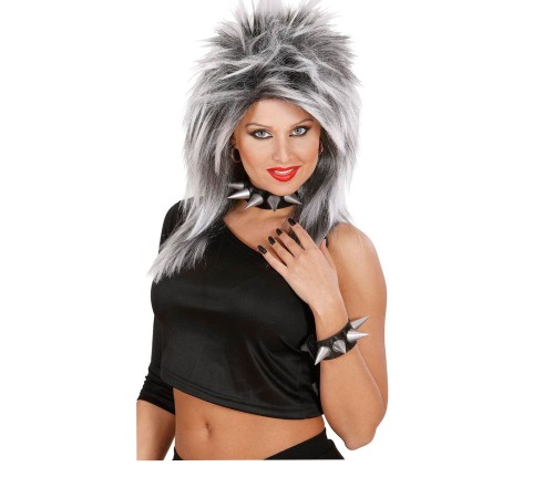 Spike Punk Kolyesi ve Bileklik Seti