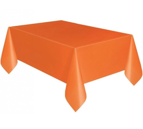 Turuncu Renk Plastik Masa Örtüsü 120x180 cm