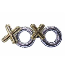 Xoxo Yazılı Yılbaşı Partisi Gözlüğü Gümüş Renk