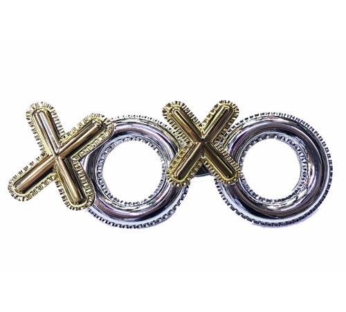 Xoxo Yazılı Yılbaşı Partisi Gözlüğü Gümüş Renk
