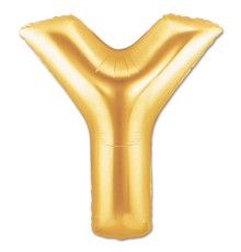 Y Harf Folyo Balon Altın Renk 40 inç