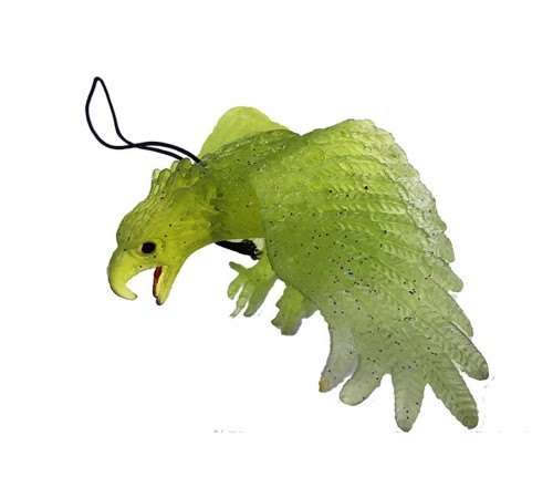 Yeşil Renk Yumuşak Plastik Şaka Kartal Yarasa Anahtarlık Şaka Malzemesi