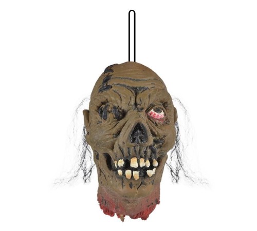 Yumuşak Plastik Malzemeden İmal Boynu Kesik Asmalı Saçlı Dekor 15 cm