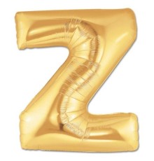 Z Harf Folyo Balon Altın Renk 40 inç