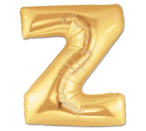 Z Harf Folyo Balon Altın Renk 40 inç