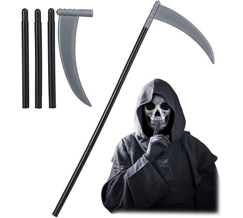 Cadılar Bayramı Plastik Orak Ölüm Tırpanı 95 cm