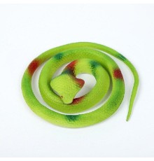 Açık Yeşil Renk Gerçekçi Kobra Model Silikon Yumuşak Yılan 80 cm