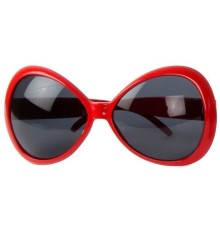 70 li Yıllar Kırmızı Renk Nostalji Yeşilçam Parti Gözlüğü 15X7 cm